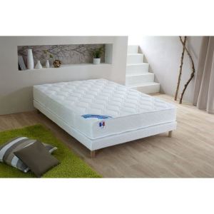 Image de Confort design Ensemble matelas latex grand luxe Gari et sommier tapissier (140 x 190 cm)