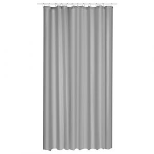 Instant d'O Lot 2x Rideau de douche Eva - 180 x 200 cm - Gris