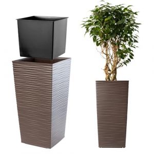 Kadax - Insert de Pot de Fleur 39x75cm de Haut Moka