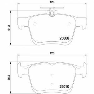 Brembo 4 plaquettes de frein P85125