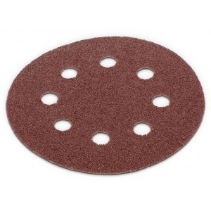 Kreator Disques abrasifs pour ponceuses - 5 disques, Grain 40, Diam&egrave;tre 115 mm, Fixation Auto-agrippante
