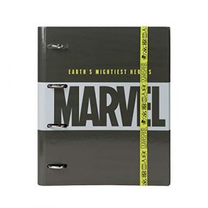 Classeur à anneaux Marvel A4 vert (26 x 32 x 4 cm)