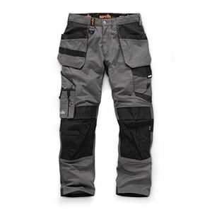 Scruffs Pantalon de travail Trade Holster, graphite, taille 44, longueur 79 cm