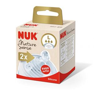 Image de Nuk Lot de 2 tétines nature sense - N/A - L