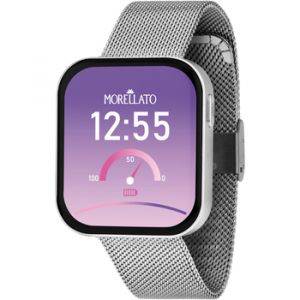 Morellato Montre pour femme en AluminiumAcier en forme de rectangulaire, fonctionnalités : IP68 - 0.090 g - R0153173501