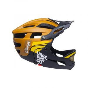 Image de Urge Casque avec mentonniere amovible gringo de la sierra marron noir s m 55 58 cm