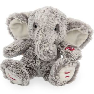 Image de Kaloo Rouge Eléphant Noa Gris Prestige 24 cm-Petite Peluche Douce en Fourrure Soyeuse-Doudou Ultra Doux pour Bébé-Dès la Naissance, K223000