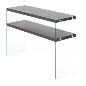 Console Design "Elementary" 110cm Marron Foncé Prix