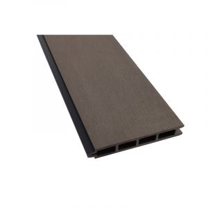 McCover Lame de clôture bois composite Larko L176 cm / l 14.8cm / e 21mm - Coloris - Marron, Epaisseur - 21mm, Largeur - 14,8cm, Longueur - 176cm
