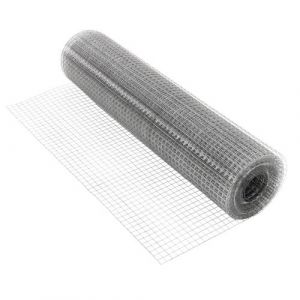 ECD Germany Grillage pour Cl&ocirc;tures 19x19 mm 1mx25 m Epaisseur Fil 0,9 mm Maille Galvanis&eacute;