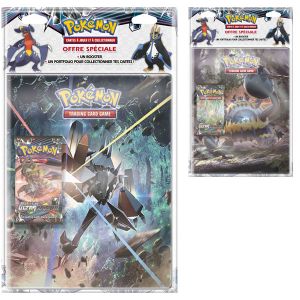 Asmodée Cahier range-cartes Sl05 Pokémon Lune Et Soleil avec booster