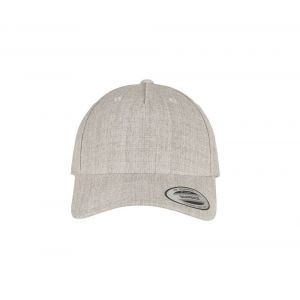 Flexfit F5789M - Unisexe Casquette en laine 5 pans Heather Grey