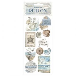 Film transfert Rub On "Silent Sea - Shells"