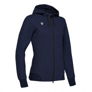 Sweat à capuche zippé femme Macron lyre