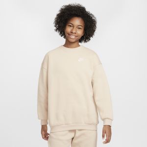 Image de Nike Sportswear Club Fleece Big Kid Sanddrift/white, pointure X-Large - ['Marron'] - Taille X-Large