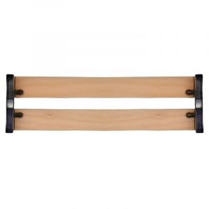 Scm Créations - Lot de 2 Lattes 66 cm (660mm) largeur 38mm épaisseur 8mm avec 2 Embouts bilattes a Clipser, latte de lit