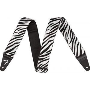 Fender Wild Animal Print Straps Zebra sangle guitare
