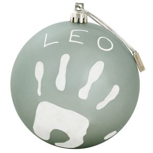 Baby Art Boule de Noël personnalisable avec empreinte
