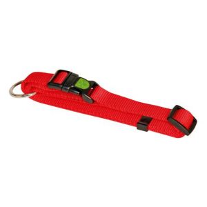 Kerbl Collier nylon pour Chien Miami - Collier Chien Solide - Couleurs: Rouge - Combinaison Largeur et Taille: Largeur - 15 mm, Taille - 30 - 45 cm