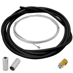 Image de Cyclingcolors KIT CABLE GAINE D'ACCELERATEUR GAZ SERRE CABLE CYCLOMOTEUR MOBYLETTE CARBURATEUR STANDARD DELLORTO 3x3MM Ø1.2MM 2.5M