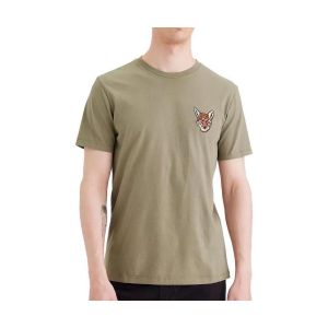 DOCKERS T-shirt imprim&eacute; en coton Athletic overland trek marron