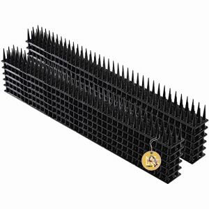 KADAX Pointes en plastique pour pigeons, 12 pièces, 6,24 m