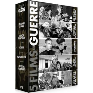 Image de Guerre - Coffret 5 films : Les Canons de Batasi + L'Attaque dura sept jours + Morituri + Pilotes de chasse + Une cloche pour Adano [DVD]