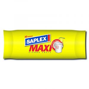 GENERIQUE - Sac Poubelle Maxi Citron Couleur Blanche 50l 10 Unit. Saplex 57x70cm