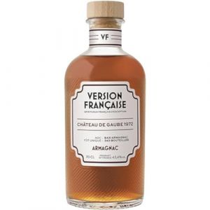 VERSION FRANCAISE - Ch&acirc;teau de Gaube 1972 - Armagnac - 44% Alcool - Origine : France/Magnan - Armagnac de d&eacute;gustation - Notes de fruits frais & plantes infus&eacute;s - 70 cl