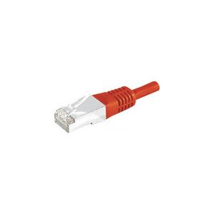 Câble RJ45 catégorie 6a S/FTP 5 m (Rouge)