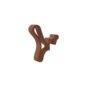 Thermor Patère papillon pour radiateur Allure et Riviera - 498056 - Brun sable