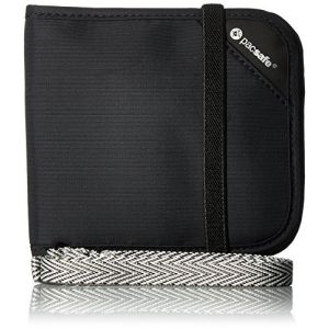 Image de PacSafe RFIDsafe V100 - Porte-monnaie - noir Porte-monnaie de voyage