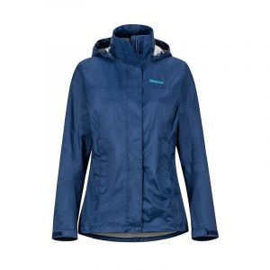 Image de Marmot Wm's PreCip Eco Jacket Veste de Pluie Hardshell, Ultra-léger, Coupe-Vent, imperméable à l'eau, Respirante Femme, Arctic Navy, FR : M (Taille Fabricant : M)