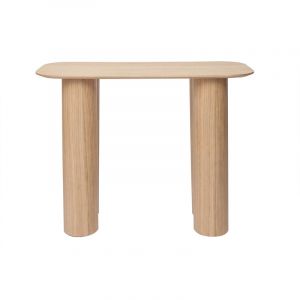 Miliboo Console design en bois clair L100 cm foleen - Chêne clair