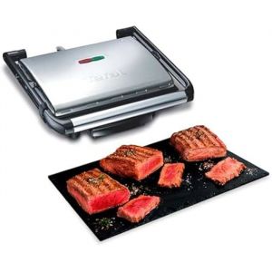 Tefal Gril de Table gc241d38 – bbqgrill Gril barbecue – Barbecue électrique – Party électrique table – BBQ Barbecue électrique – Panini Grill – Panini Grill de contact Maker 2000 W. Poignées Cool Touch