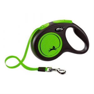 Flexi Laisse pour Chien Fle i NEW NEON 5 m Taille S