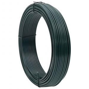 VidaXL Fil De Clôture Vert 33 M Acier Recouvert De Pvc