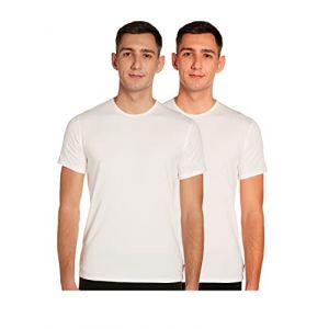 Calvin Klein Les t-shirts pour hommes SS Crew Ne (2-pa