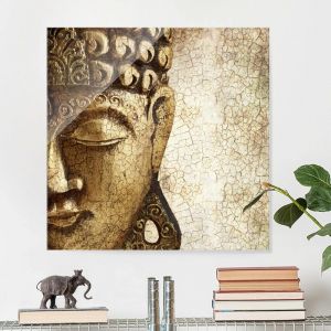 Bilderwelten Tableau déco Vintage Buddha