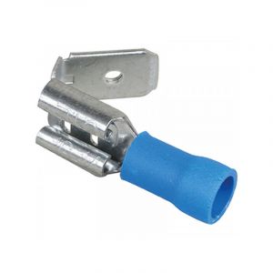 Cosses bleues Lot de 50x Cosse femelle/male/femelle 1,5 &agrave; 2,5mm2 bleu (70396) EUROHM