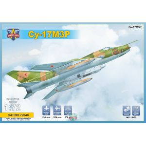 Modelsvit Sukhoi Su-17m3r Reconnaissance Fighter- Bomber With Kkr Pod- 1:72e