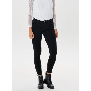 Image de Only NOS Onlblush Mid SK Ank Rawjns Rea2343 Noos Jean Skinny, Noir (Black Denim), W27/L32 (Taille Fabricant: Small) Femme