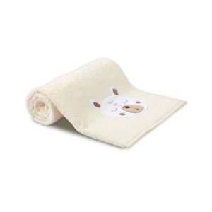 Serviette eponge pur coton Petit ours