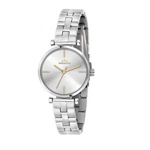 Chronostar Pure 28mm 3h Silver Dial Bracelet Ss