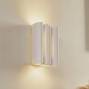 Applique Murale &agrave; intensit&eacute; variable 'Novali ai' en pl&acirc;tre pour salon & salle &agrave; manger