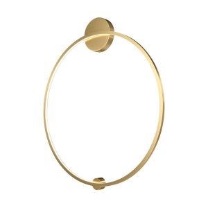 Applique murale en aluminium dor&eacute; 80 cm Halo - Maytoni