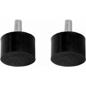 Cyclingcolors 2x silent bloc mâle plein M8x23mm 40x28mm anti vibration caoutchouc bâteau voiture amortisseur silencieux