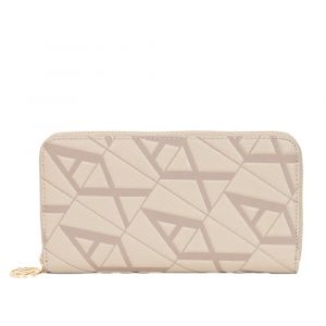 Armani Exchange Portefeuille Essential Femme Beige