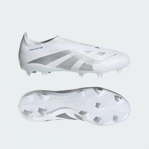 Adidas Predator League Laceless FG/AG Polar Victory - Blanc/Argenté/Bleu, pointure 44⅔ - ['Blanc'] - Taille 44⅔