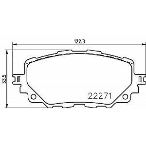 Brembo Jeu de 4 plaquettes de frein avant (065P 49 054)
